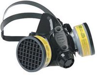 Picture of 770030L - North® by Honeywell Large Black Silicone Half Mask 7700 Series Facepiece
